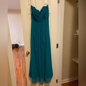 David’s Bridal strapless dress - Oasis